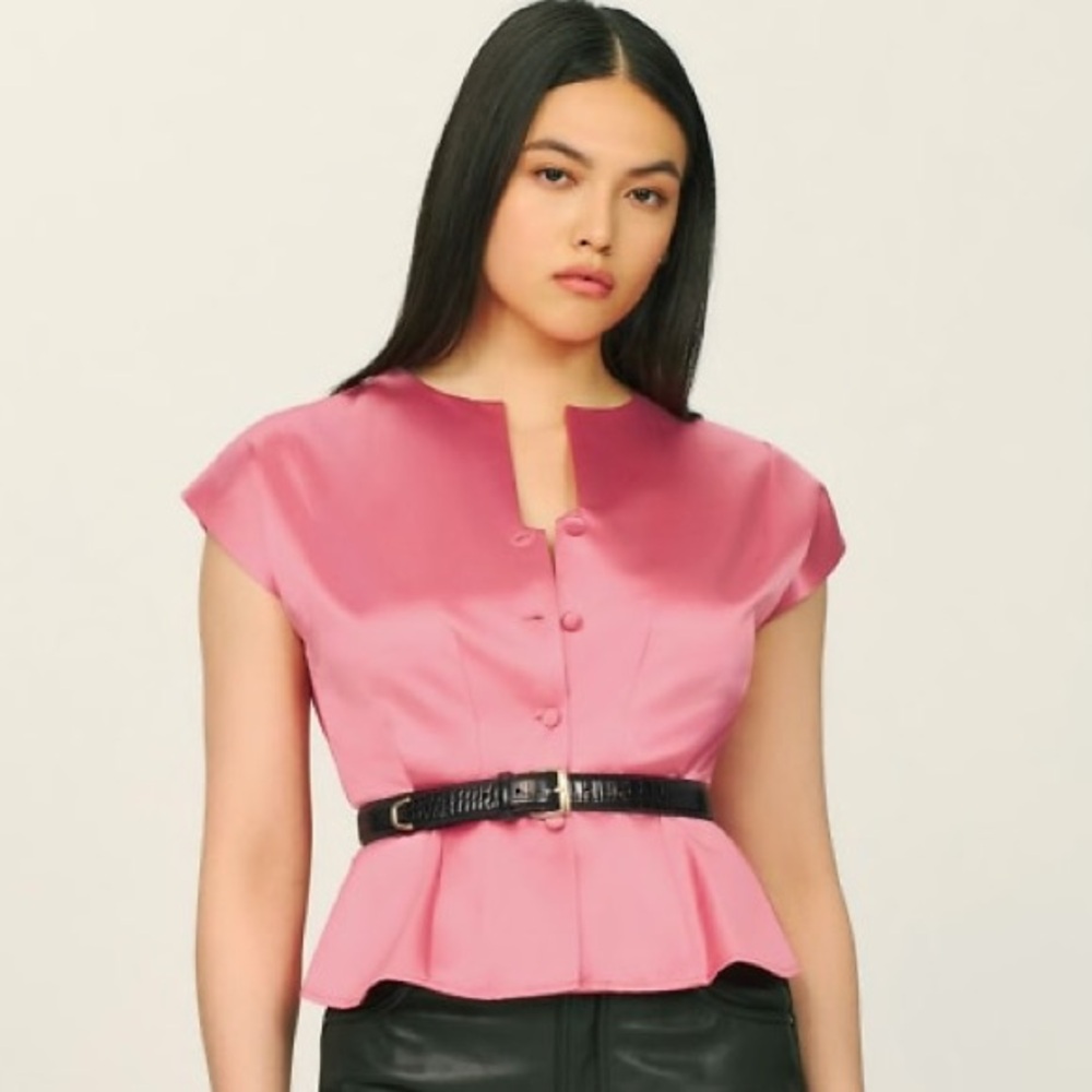 Reformation The Collection Silk Top